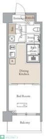 グランカーサ四谷の物件間取画像